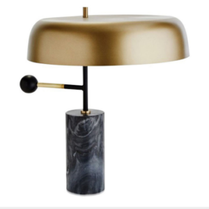 Marble base table light