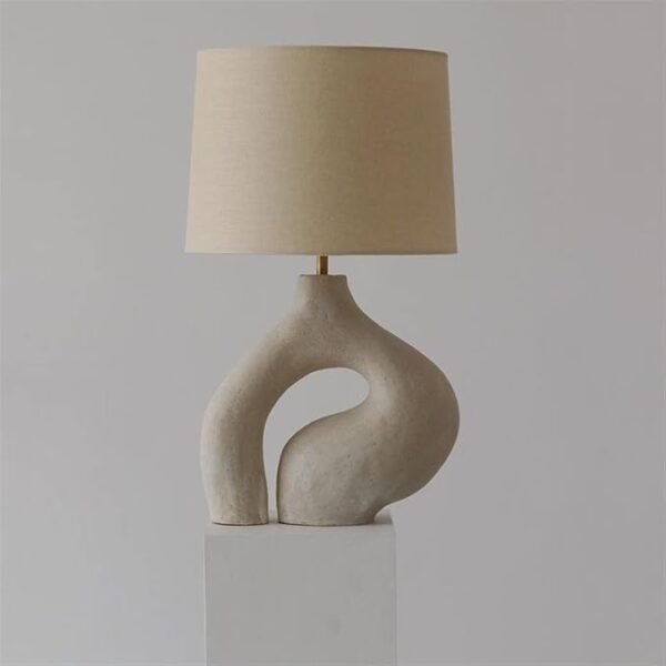 Curved base table light