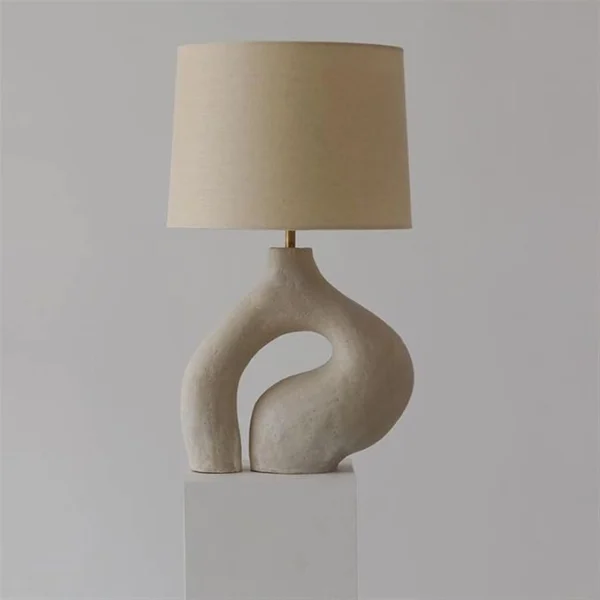 Curved base table light