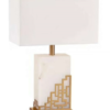 Brass & marble light