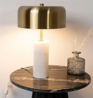 Marble body table light