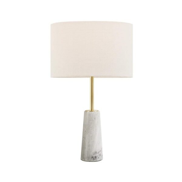 Simple light with marble base