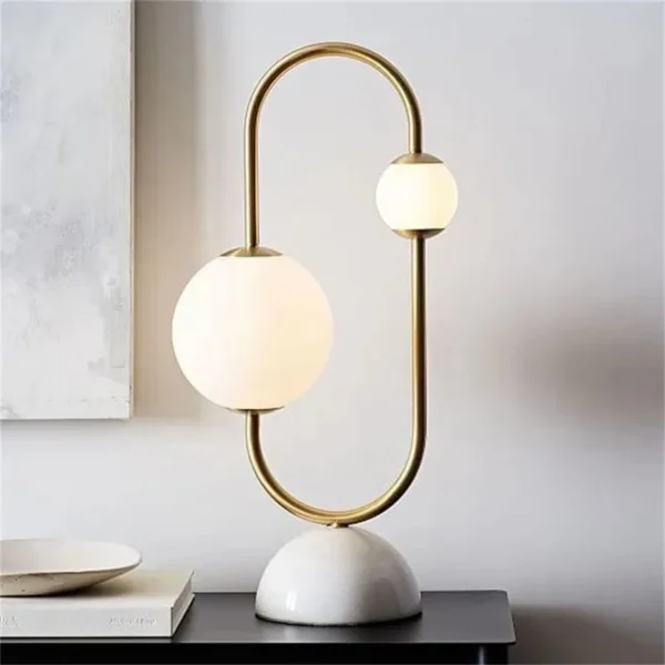 Nordic marble table light