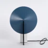 Blue metal table light