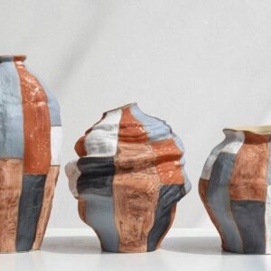 Ceramic colorful vase