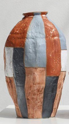 Ceramic colorful vase