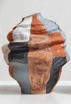 Ceramic colorful vase