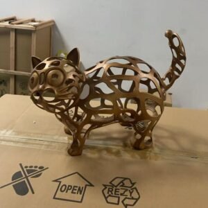 Metal cute cat