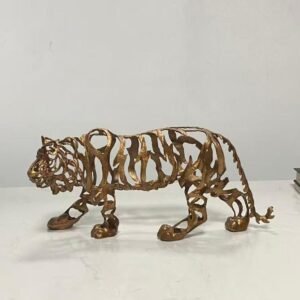 Wild metal tiger