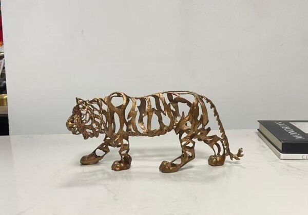 Wild metal tiger
