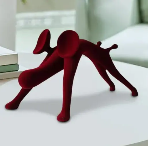 Red skinny dog