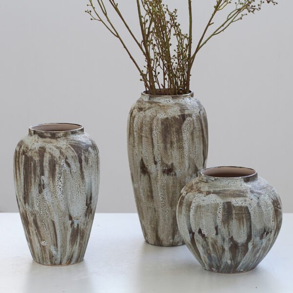 Brown and Beige vase