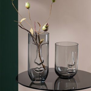 5 Face vases set