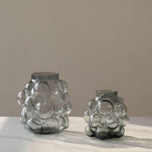 5Z3A0828 Grey bubble vases