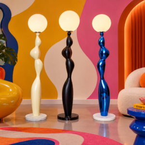 Ceramic curved Floor light