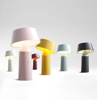 Adjustable rotating lamp head